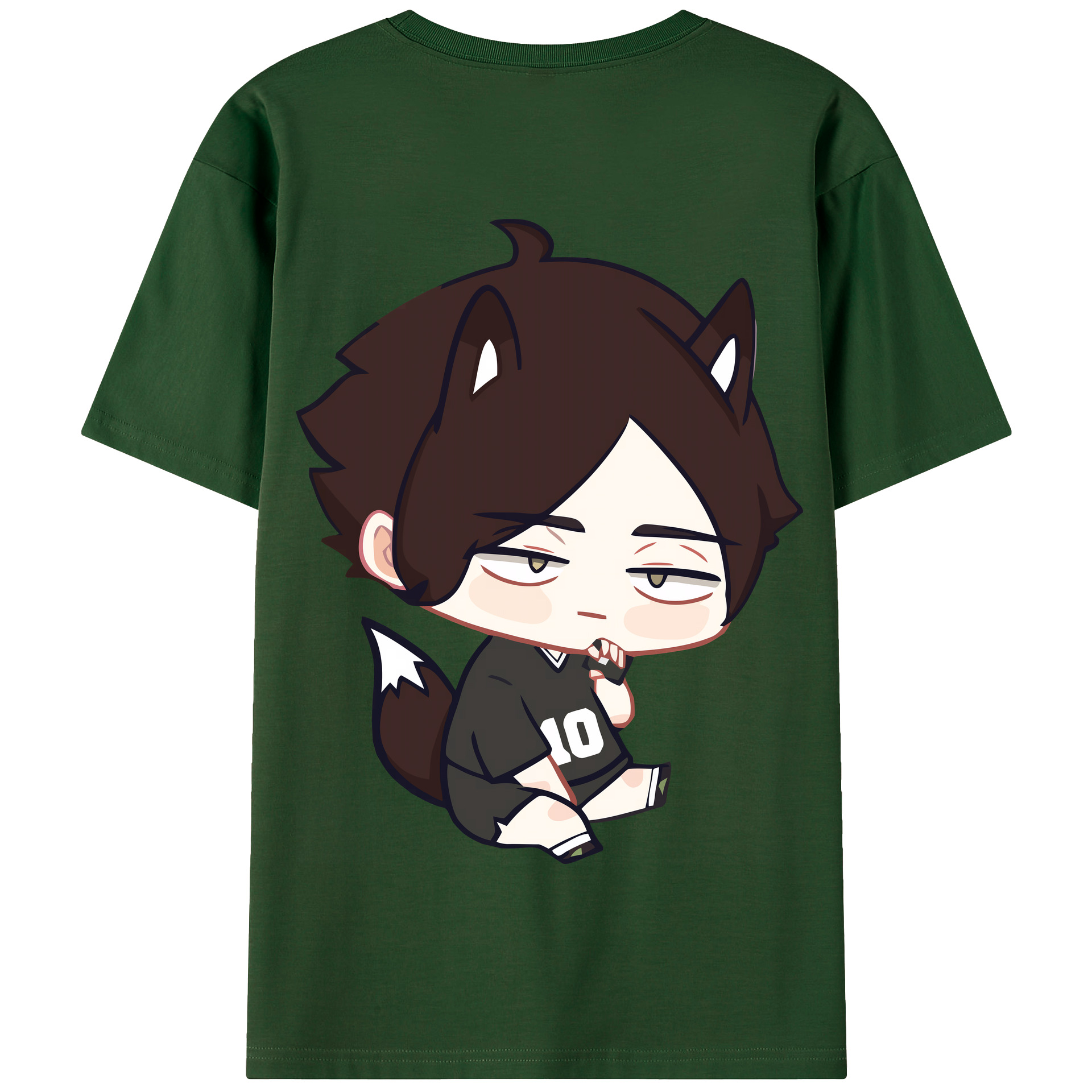 （画像用） ハイキュー!! Haikyu!! 綿100％半袖Tシャツ（背面プリント）